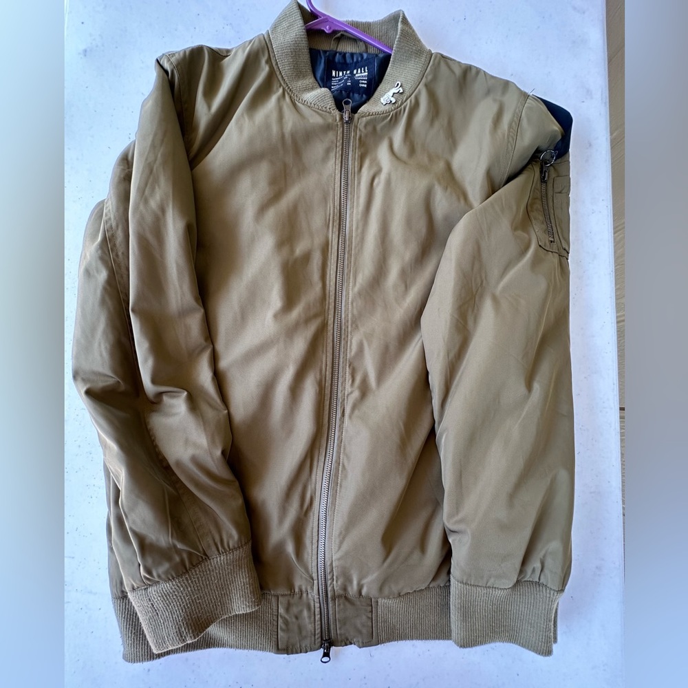 NINETH HALL BOMBER JACKET MILITARY GREEN